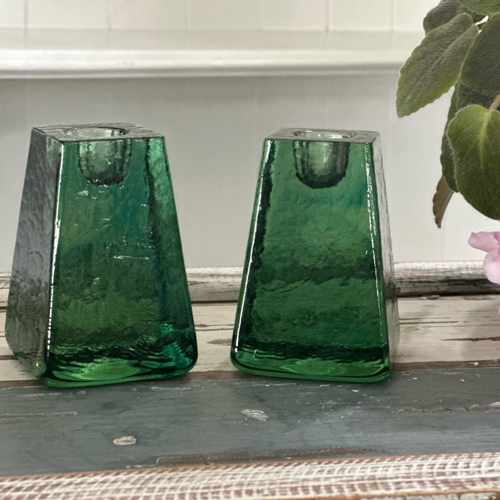 Fire and Light Med tapers mystery green.